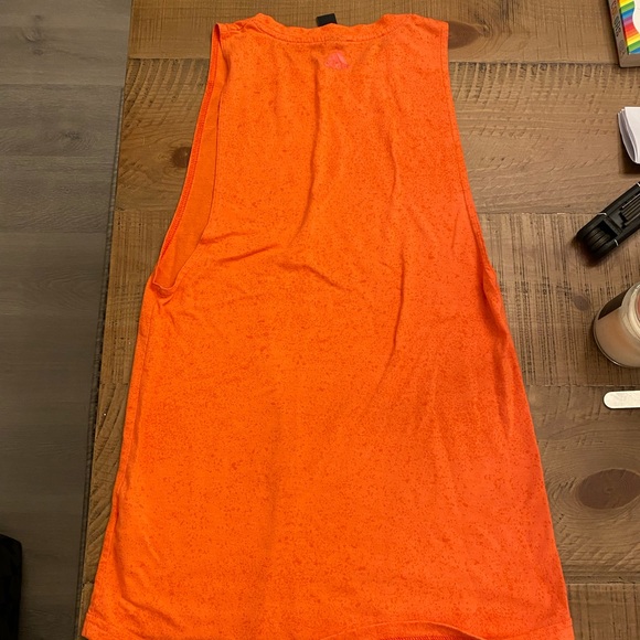 2 TANK TOP BUNDLE—Orange, Blue Women’s Adidas tank top - Picture 2 of 4